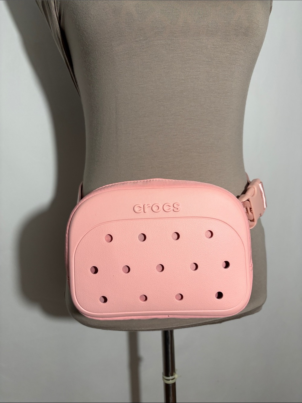 Crocs New No Tags Powder Pink Classic Belt Bag